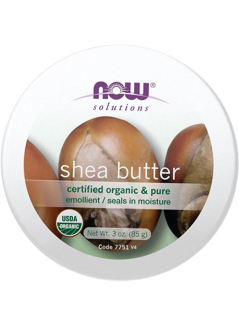 Solutions Shea Butter, Organic, 3 oz.